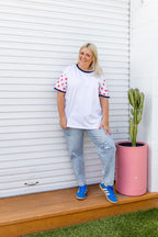 Cerys Jeans in Light Blue Acid Wash