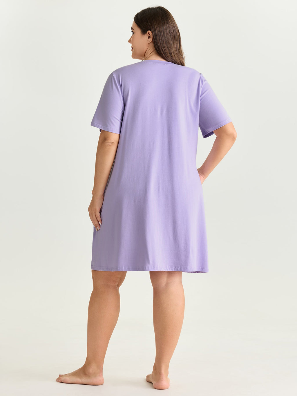 Cotton Ocean Elements Stretchy Lounge Dress