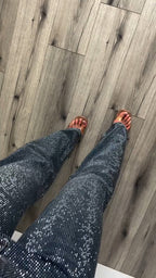Women Hot Rhinestone Sparkling Casual Jeans