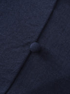 Collar Pockets Button Detail Midi Dress