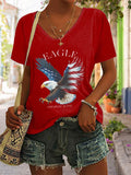 🔥Buy 3 Get 15% Off🔥V-Neck Retro Premium Jeans Print T-Shirt