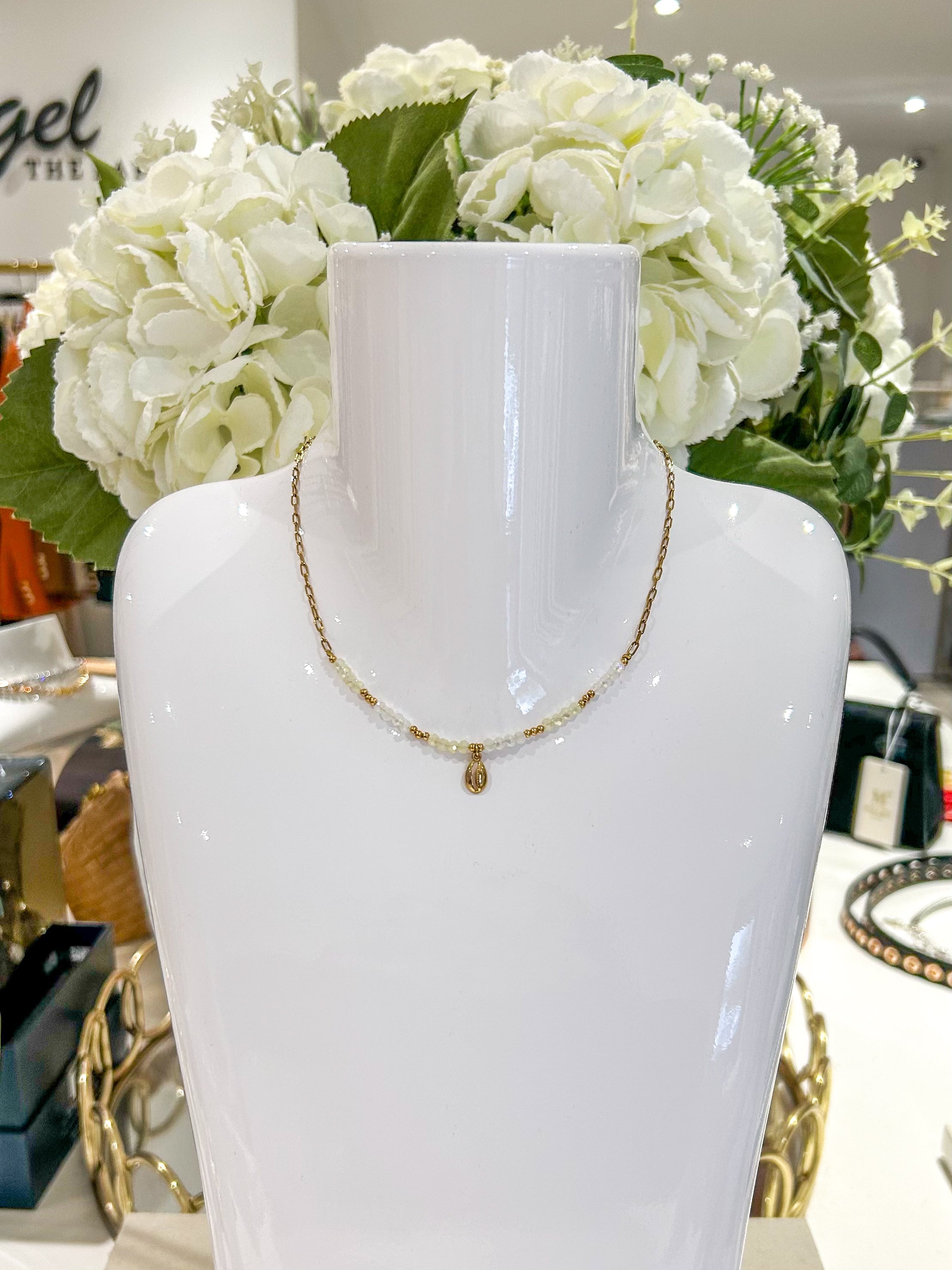 Gold Beaded Necklaces (12 Styles)