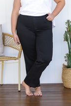 Lara Pull on Jeans in Black