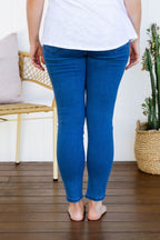 Corey Pull on Jeans in Mid Blue