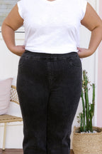 Lara Pull on Jeans in Vintage Black