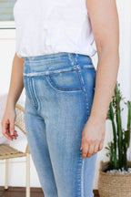 Corey Pull on Jeans in Light Blue