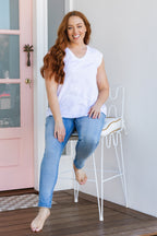 Corey Pull on Jeans in Light Blue
