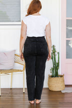 Lara Pull on Jeans in Vintage Black