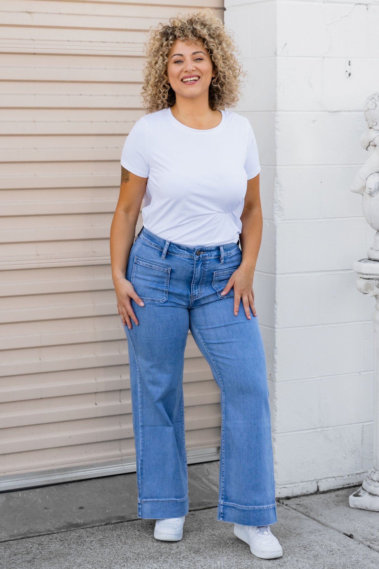 Elton High Waisted Retro Jeans