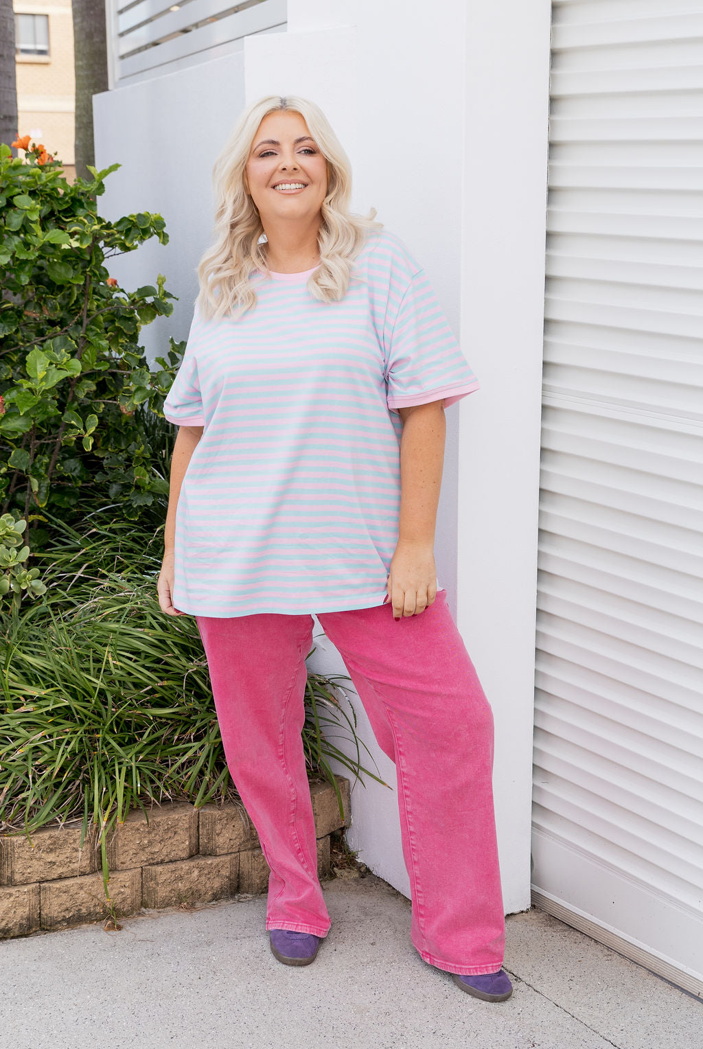 Soho Jeans in Pink Acid Wash