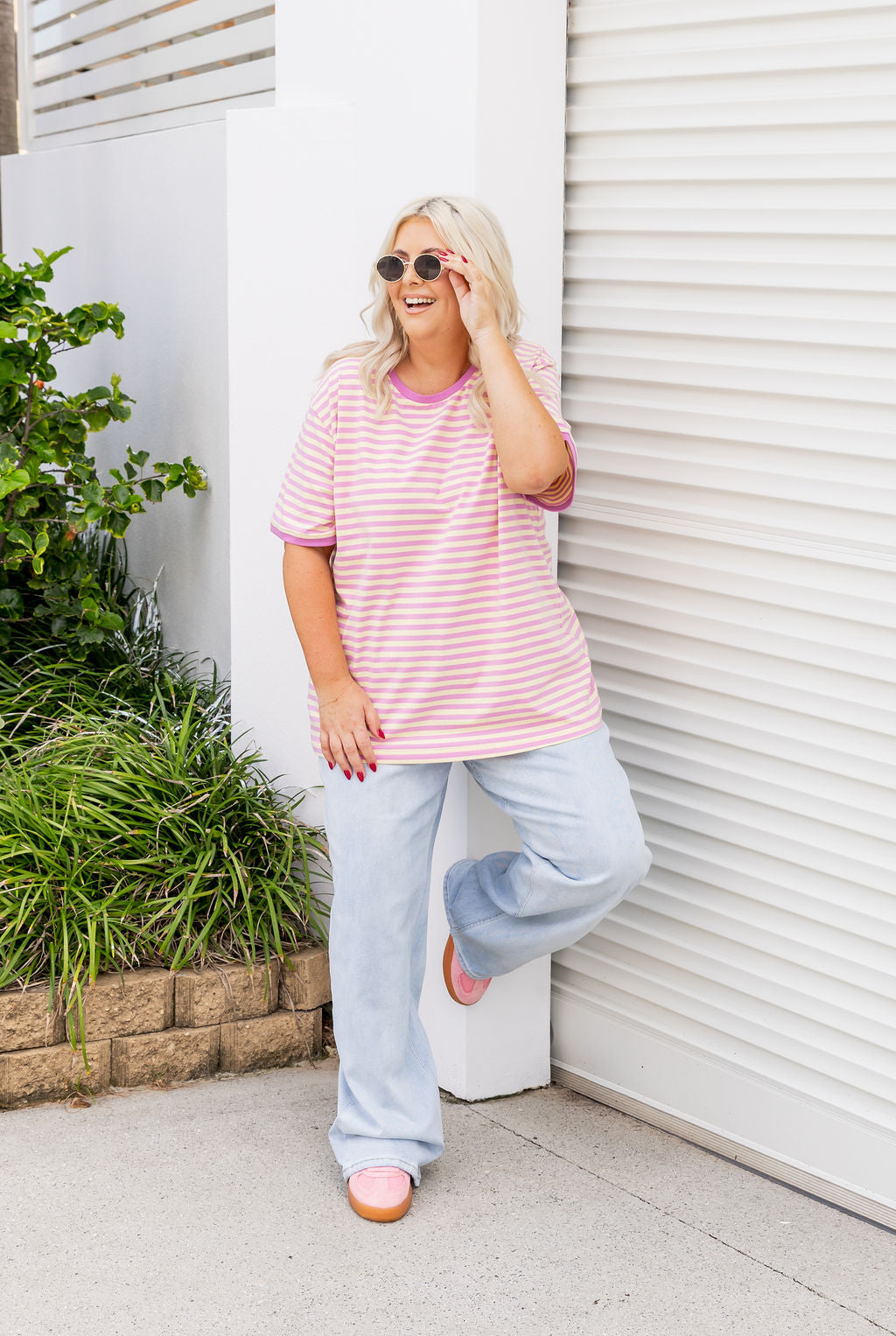Jace Relaxed Jeans in Light Blue