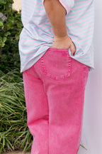 Soho Jeans in Pink Acid Wash
