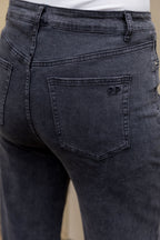 Soho Jean in Black Acid Wash
