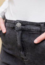 Soho Jean in Black Acid Wash