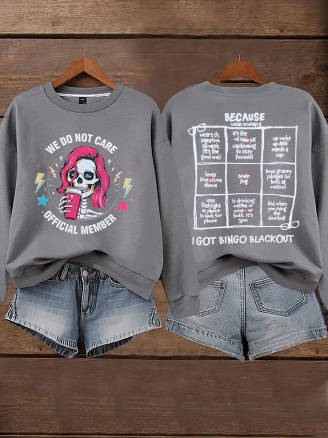 Women's   Menopause And Perimenopause Print Sweatshirt