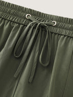 Elastic Waist Pocket Sweatpants