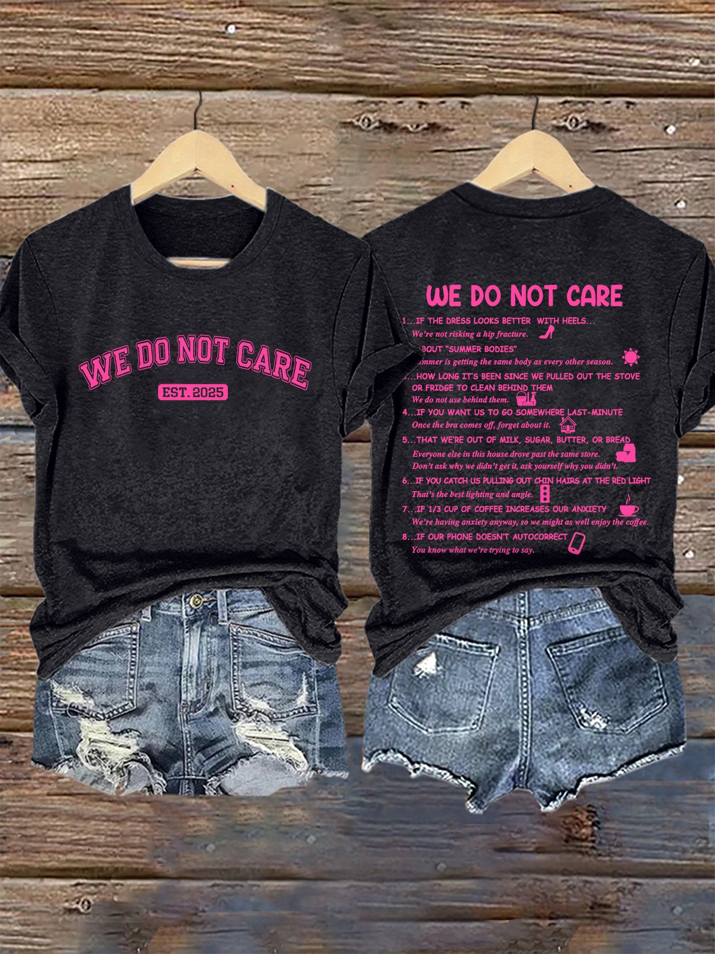 Retro Funny WDNC Club Menopause Perimenopause Print T-Shirt