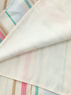 Colorful Striped Print Waist-Tie Maxi Skirt