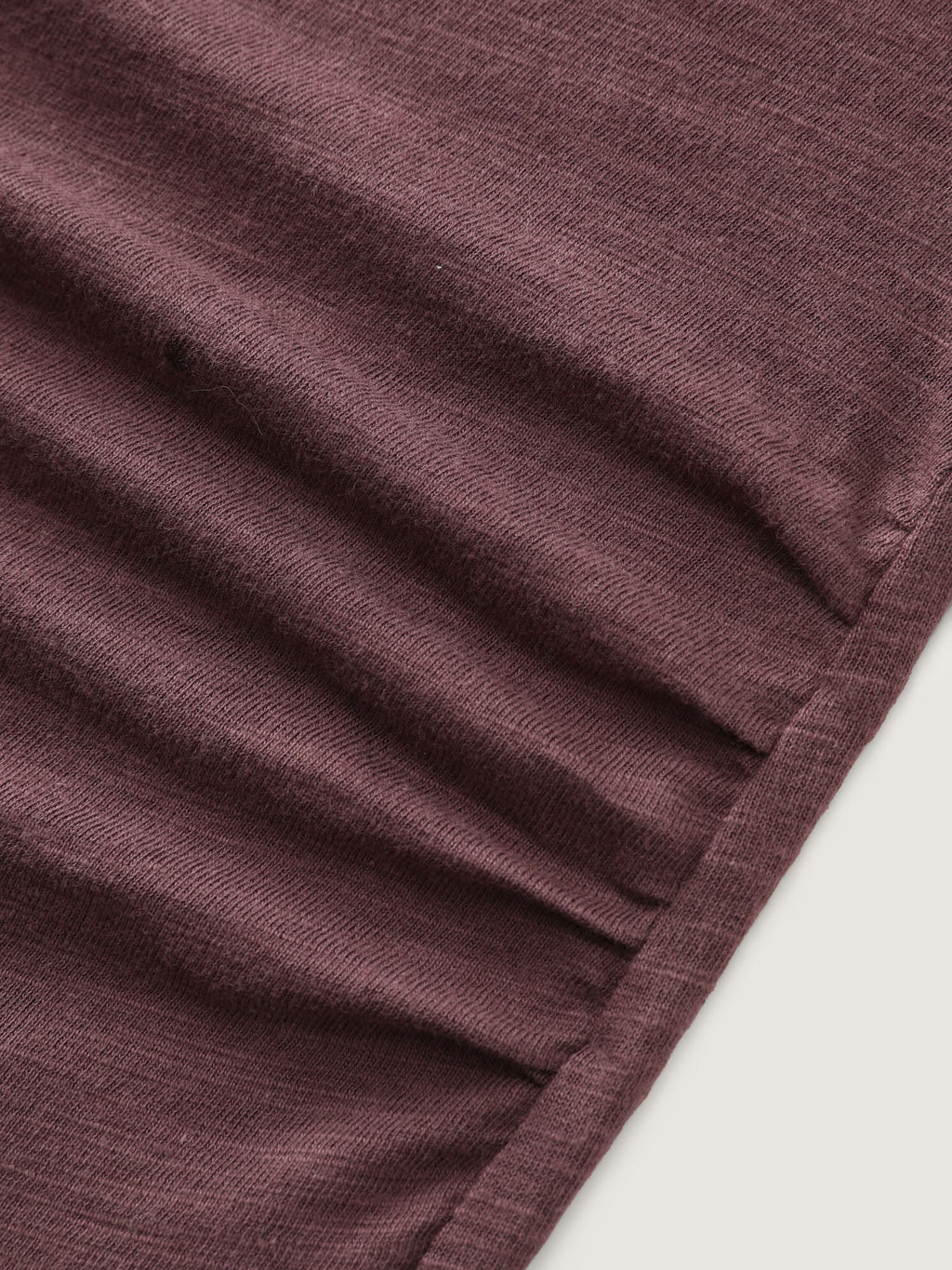 Lace Trim Plain Curvy Hem Knit Top