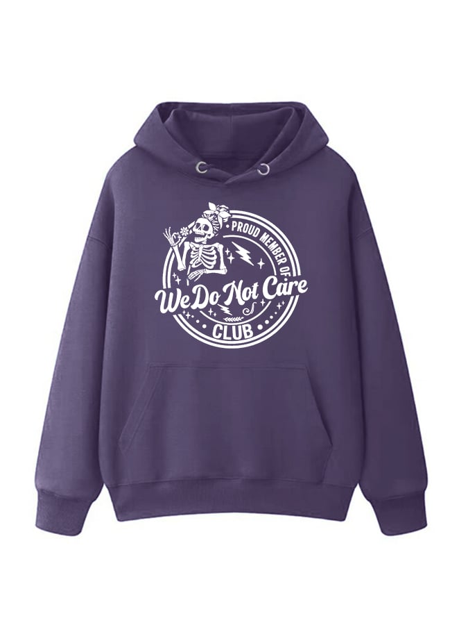 Women's  Retro Funny Proud Member Of Club Menopause Perimenopause  Print Casual  Hoodie
