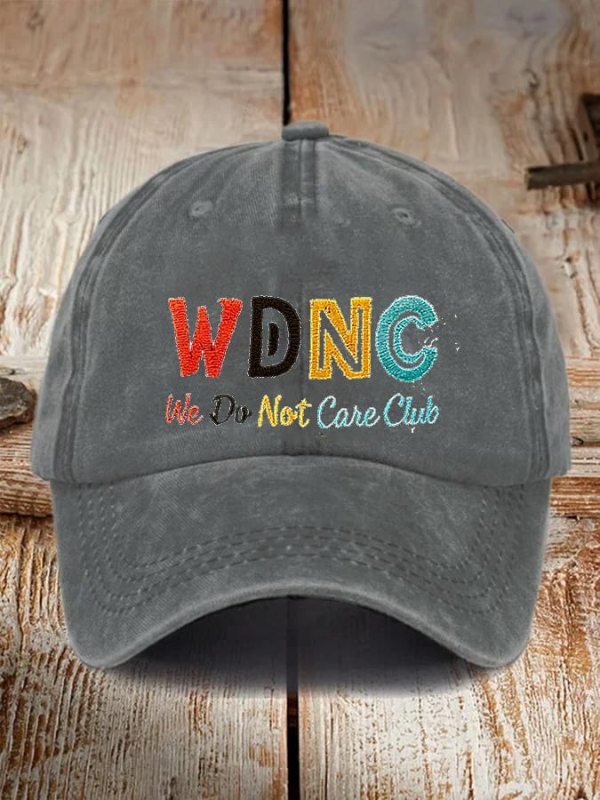 🔥Buy 3 Get 15% Off🔥Unisex  Retro Funny WDNC We Do Not Care Club Menopause Perimenopause Print Baseball Cap