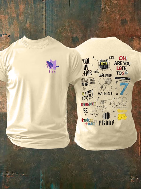 Men's  BTS Print T-Shirt