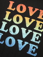 Supersoft Vibrant Love Print Stretchy Fit T-Shirt