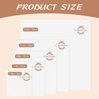 20 PCS Linen Embroidery Fabric, Pre-Cut Solid Color 5 Different Sizes 5.9 to 19.6inch Embroidery Cloth Fabric Squares, Needlework Sewing Quilting Cloth for DIY Garment Crafts Project, Black