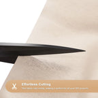 0.5 Yard Natural 55% Linen 45% Rayon Fabric by The Yard, 5.6 oz