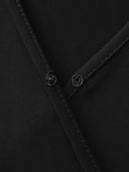 Supersoft Wrap Neckline Side Tie Plain Top
