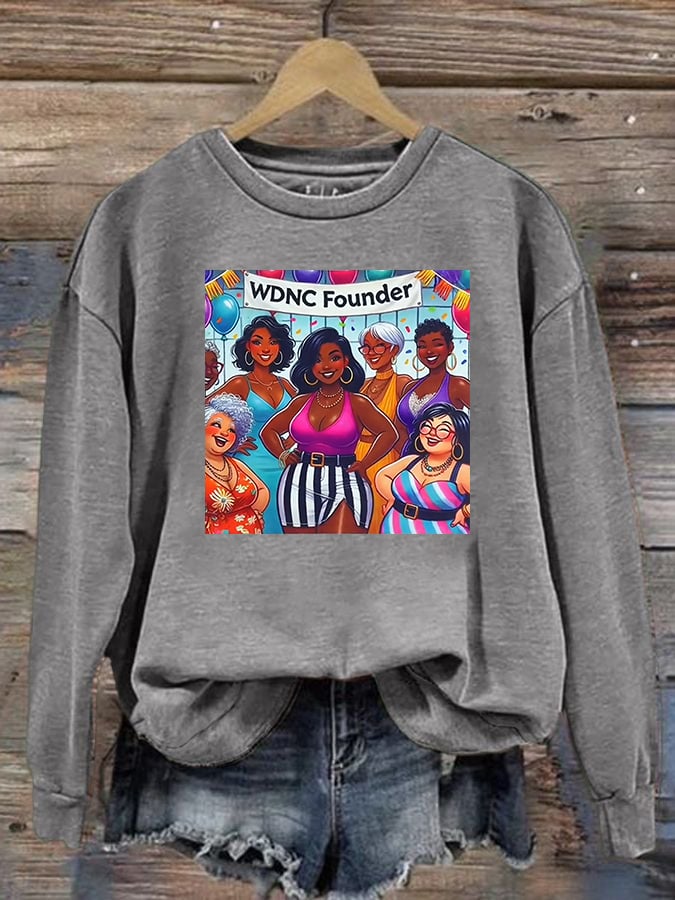 Women's  Retro Funny Proud Member Of Club We Do Not Care Menopause Perimenopause Print  Sweatshirt