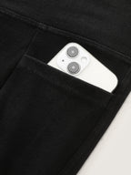 Stretchy Skinny-Fit Overlap Waist Jeans