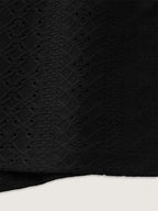 Stretchy Textured Round Neck Tank Top