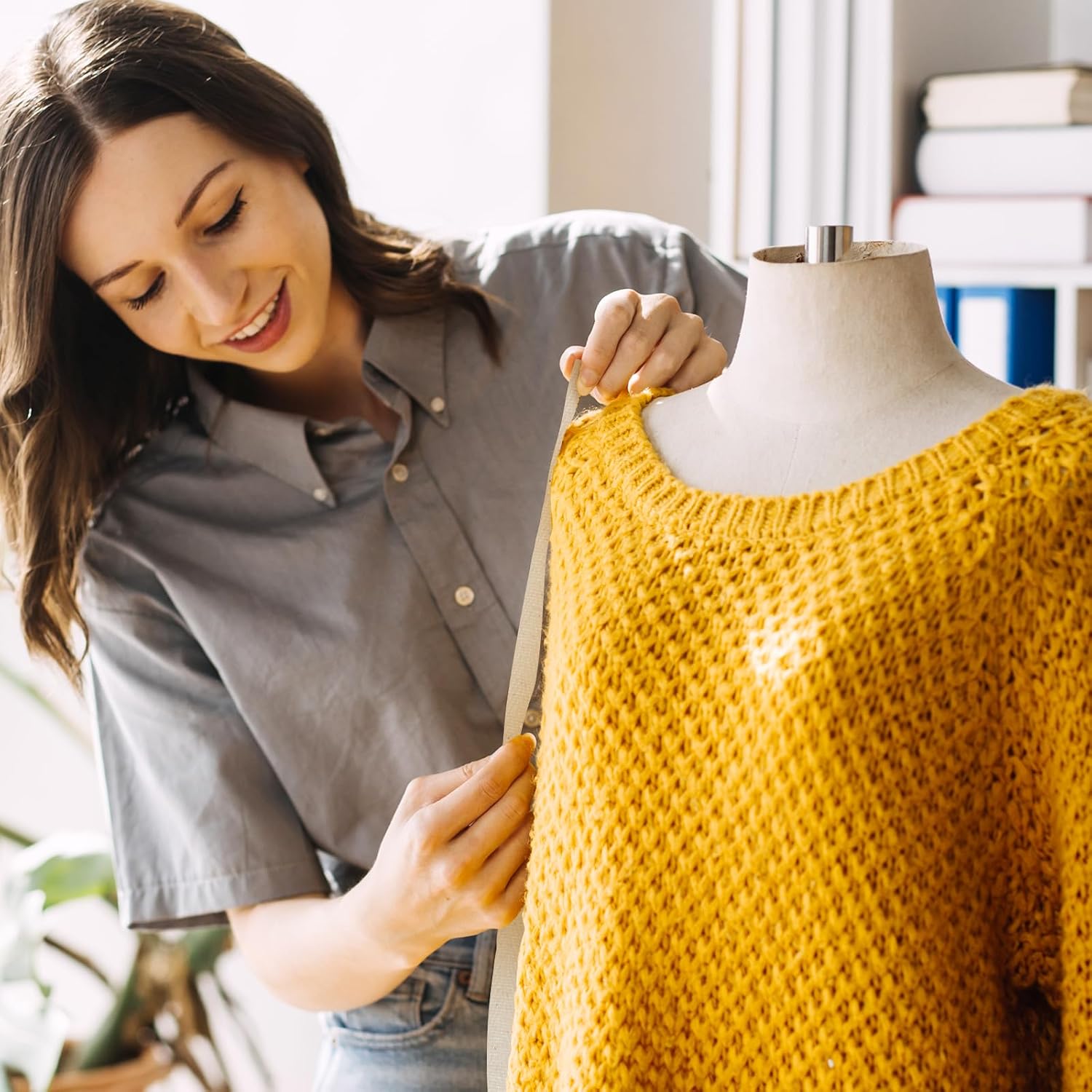 Cotton Twill Tape Ribbon, 1/2 Inch 54.7 Yards Soft Natural Herringbone Webbing, Beige Linen Fabric Ribbon, Roll Bias Binding Tape Binding Ribbons Webbing Tapes Trimming for DIY Crafts Sewing Knit