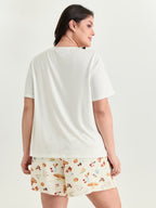 Supersoft Butter Croissant Print Lounge Set