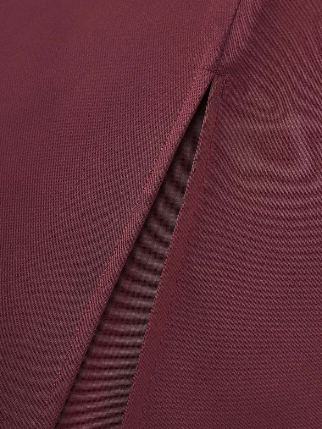 Satin Square Neck Front Slit Slip Maxi Dress