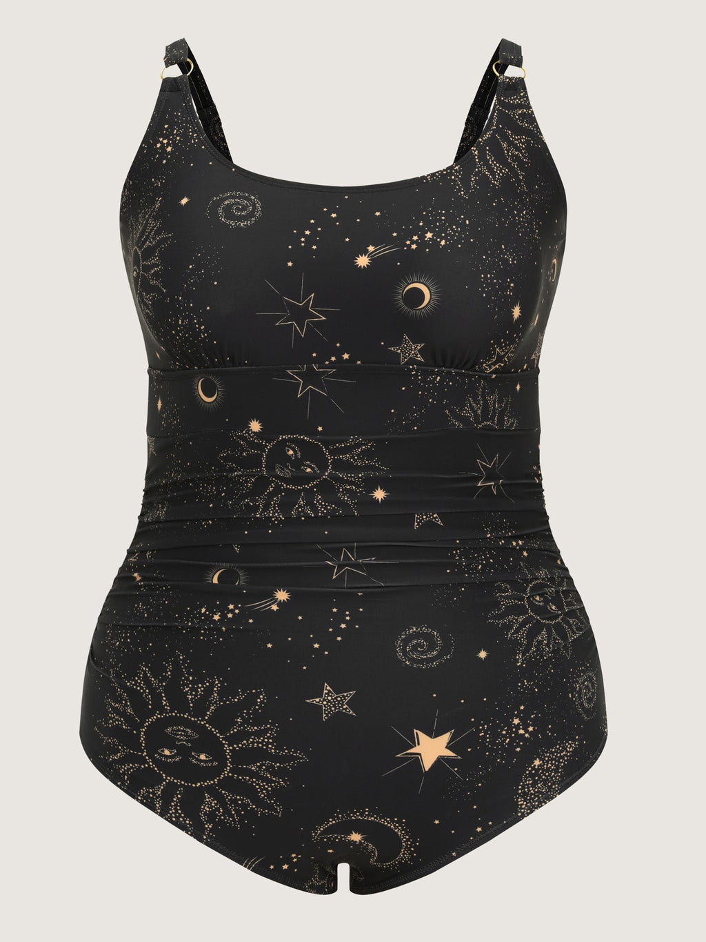 Sarong Set Star Print One-Piece Swimsuit