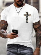 Men's I Can Do All Things Through Christ Who Strengthens Me Print T-Shirt