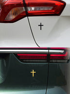 Car Metal Stickers 3d Three-Dimensional Cross Label Scratch Stickers Rear Stickers Personalized Body Decoration