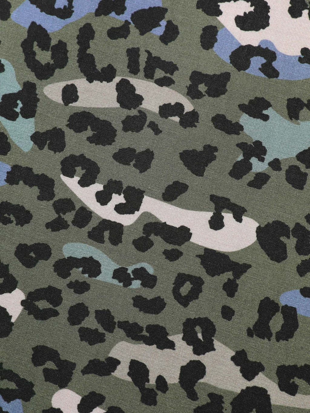 Camouflage Leopard Print T-Shirt