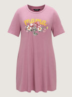 Supersoft Floral Print Lounge Dress