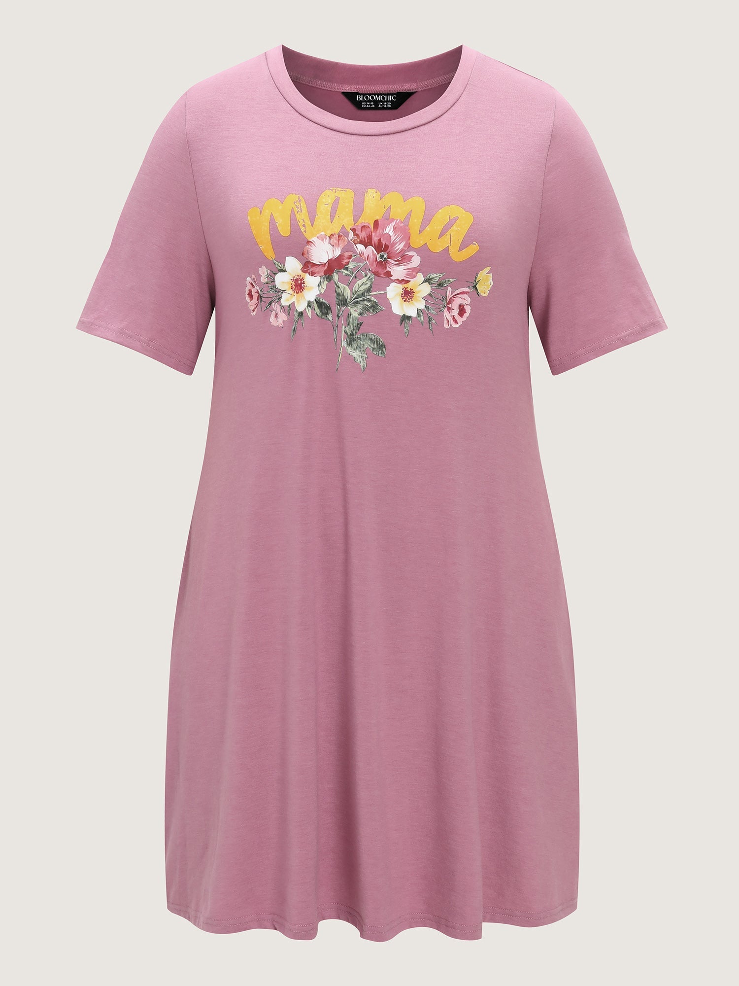 Supersoft Floral Print Lounge Dress