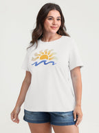 Cotton Sun Approved Crew Neck T-Shirt