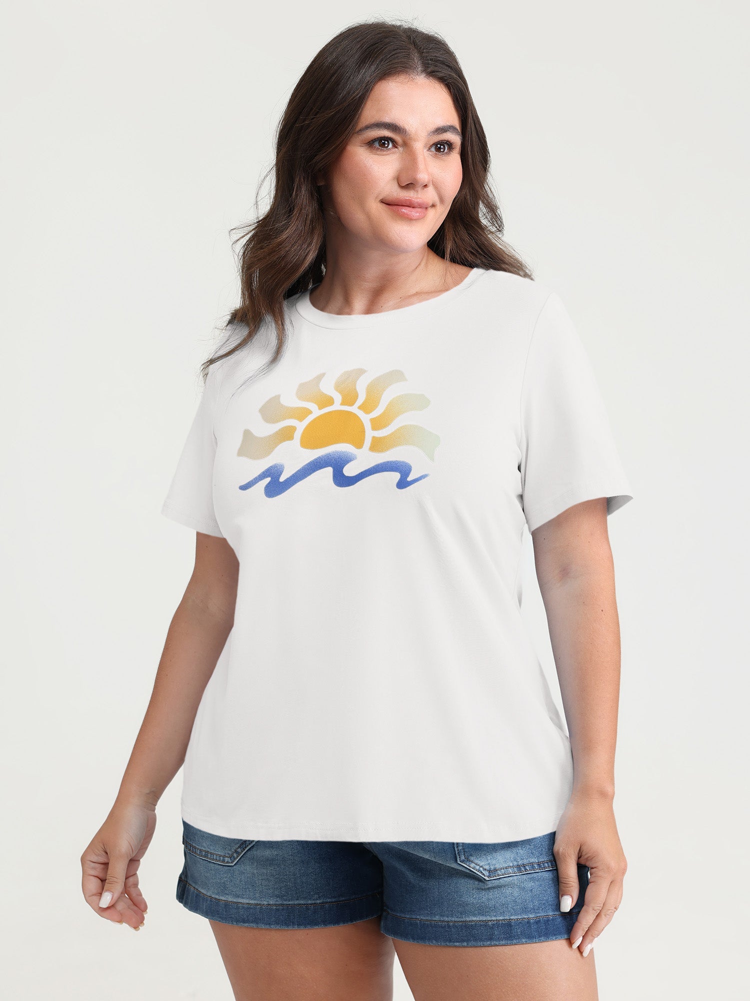 Cotton Sun Approved Crew Neck T-Shirt