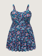 Sunkissed Floral Print Swim Dress