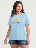 Cotton Sun Approved Crew Neck T-Shirt