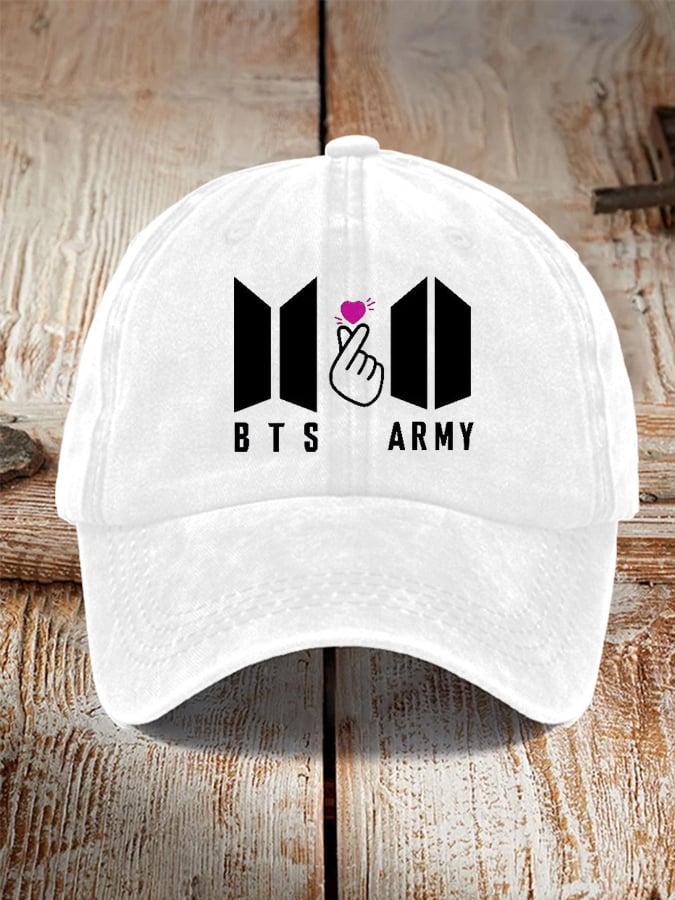 Unisex K-pop Print Baseball Cap