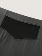 Stretchy Wide Waistband Pocket Leggings