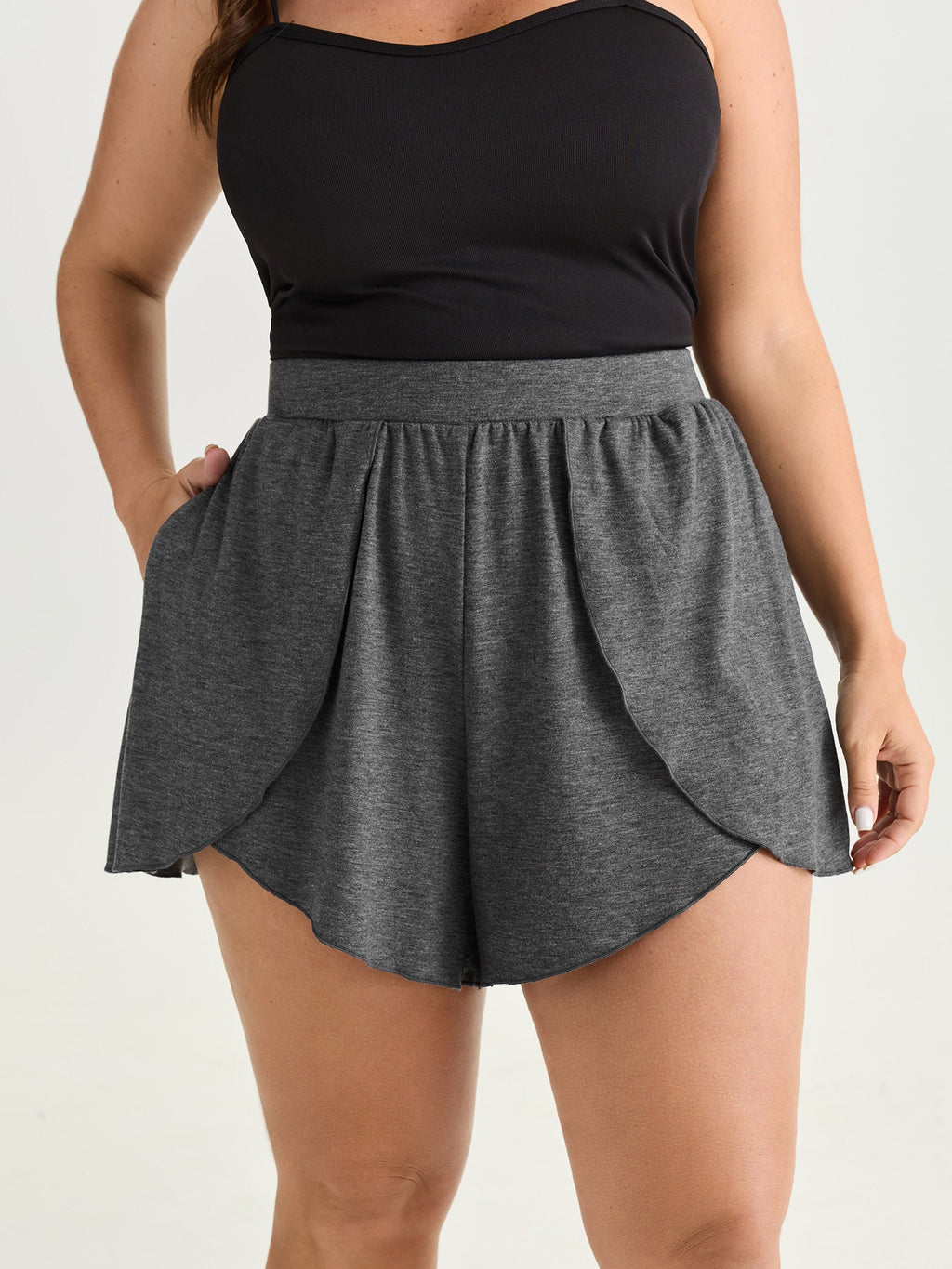 Supersoft Stretchy Petal Hem Lounge Bottoms