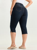 Stretchy Cropped Skinny-Fit Jeans